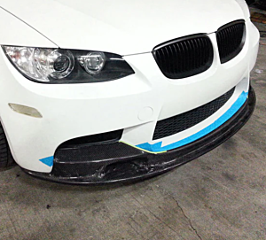 Ikon Motorsports Style Carbon Fiber Front Bumper Lip (08-13 BMW E92 E90 M3 2DR GTS-V)