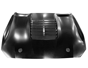 IKon Motorsports Style Unpainted Aluminum Front Hood (18-23 Mustang 2Dr GT500)
