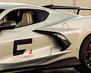 C7 Carbon Rear Side Scoop Trim Carbon Fiber (Corvette C8)