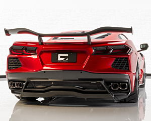 C7 Carbon Style Chassis Mounted Rear Wing Without Duckbill (C8 Corvette)