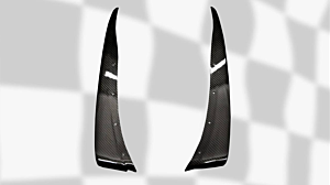 C7 Carbon Carbon Fiber Front Fender – Rear Section Mudflaps (C6 Corvette)