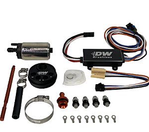 DeatschWerks In-tank pump adapter + DW440 Brushless and Controller 440lph fuel pump, for 3.5L surge tank