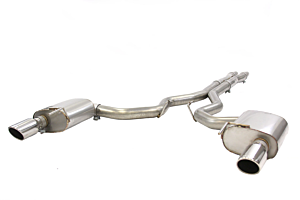 Steeda 3" Cat-Back Exhaust System 5.0L Coyote 304 Stainless (S550 Mustang GT 15-17)