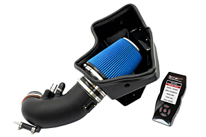 Steeda MaxFlow Open Cold Air Intake Power Pack w/ SCT X4 (Mustang GT 15-20)