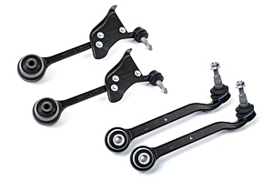 Steeda Front Control Arms (Lateral and Tension Links w/ Bushings) (S550 Mustang 15-22)