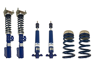 Steeda Pro-Action Front Coilovers & Adjustable Rear Ride Height Kit (S550 Mustang 15-22)