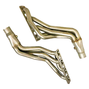 Texas Speed 09-18 1500 2" Primary Stainless Steel Long Tube Headers w/ Catted Y Pipe (25-RAMLT304SS)