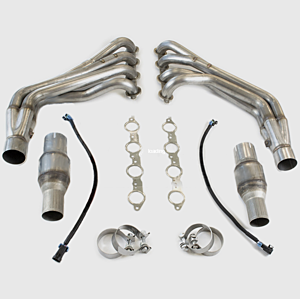 Texas Speed 10-15 Camaro SS & ZL1 2.00" Long Tube Headers, Catted Connection Pipes w/Exhaust Manifold Gaskets 304 Stainless Steel