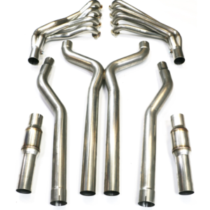 Texas Speed 10-15 Camaro SS & ZL1 6.2L 2.00" Long Tube Headers, 3" X-Pipe w/High-Flow Cats - 304 Stainless Steel