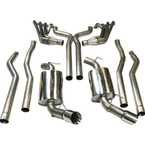 Texas Speed 10-15 Camaro SS 304 Stainless Steel 2.00" Long Tube Headers, Off-Road X-Pipe, Exhaust Manifold Gaskets w/O2 ext