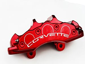 TPS Corvette C6 Z06/ Grandsport CANDY RED Powder Coated & Rebuilt Caliper Set