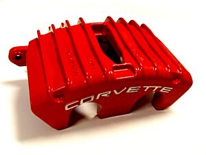 TPS C5 Powder Coated & Rebuilt Caliper & Bracket Set (Red) 