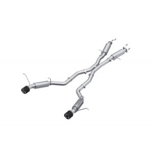 Mrbp T304 Stainless Steel, 3" Cat-Back, Dual Rear Exit w/ Carbon Fiber Tips (12-21 Jeep, Grand Cherokee)