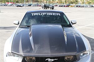 Trufiber  2010-2012 Mustang Carbon Fiber A49-3 Hood (V6/GT)