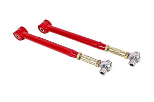 BMR Suspensions Lower Control Arms, DOM, On-car Adjustable, Polyurethane & Rod End Combo (07-14 Shelby GT500)