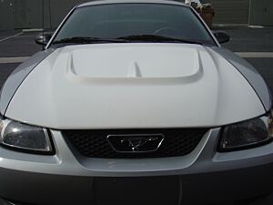 Trufiber 1999-2004 Mustang Fiberglass Monster Hood A28 