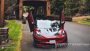 Vertical Doors Tesla Model 3 2017-2022 Lambo Door KIt