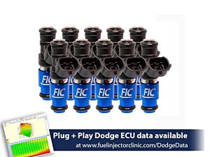 Fuel Injector Clinic 2150CC (240 LBS/HR AT OE 58 PSI Fuel Pressure) FIC Injector Set For 4.8/5.3/6.0 Truck Motors ('07-'13) (HIGH-Z)
