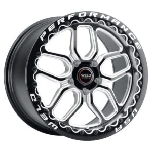WELD Laguna  Beadlock Drag Wheels Bundle  (17X10 R 18X5 F Gen5 Gen6  2010+ Camaro), CTS-V