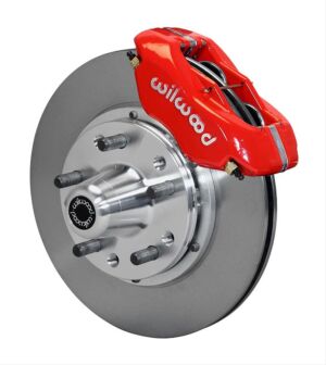 Wilwood Forged Dynalite Pro Series Red Front/Rear Disc Brake Kits (1984-1993 Mustang V8) 